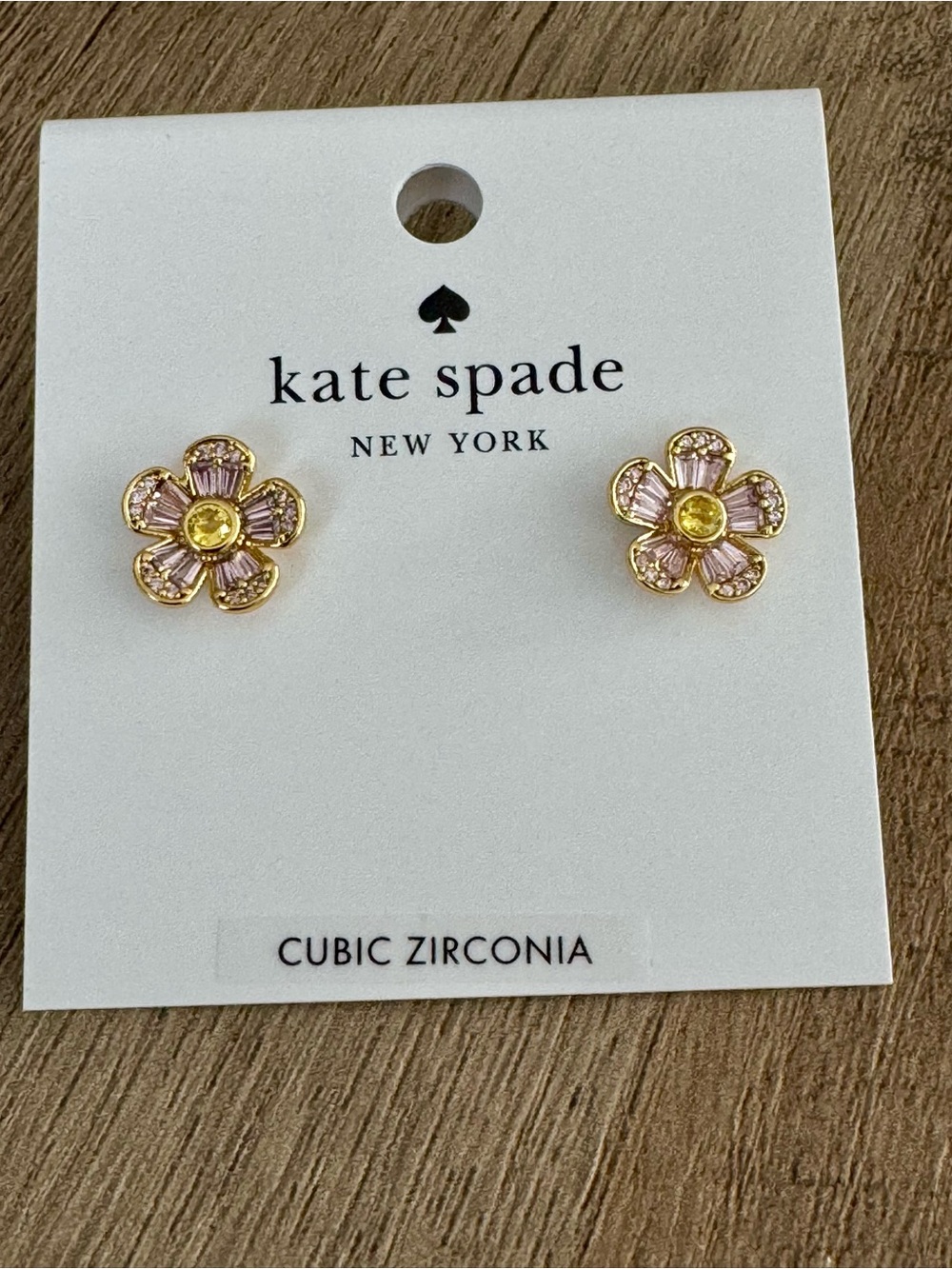 Kate Spade New York Fleurette Flower Stud Earrings – Pink Multi & Gold